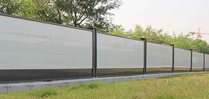 工地圍擋施工效果圖，深圳市大通建設(shè)發(fā)展有限公司鋼結(jié)構(gòu)圍擋生產(chǎn)廠家