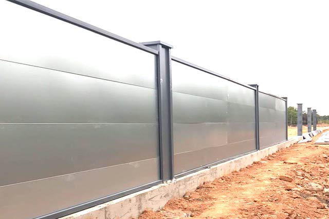 深圳A類鋼結(jié)構(gòu)施工圍擋-A類施工圍擋未烤漆款,圍擋效果圖，深圳市大通建設(shè)發(fā)展有限公司鋼結(jié)構(gòu)圍擋生產(chǎn)廠家