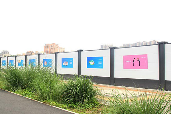 惠州鋼圍擋-惠州鋼結構圍安裝效果圖,圍擋廠家